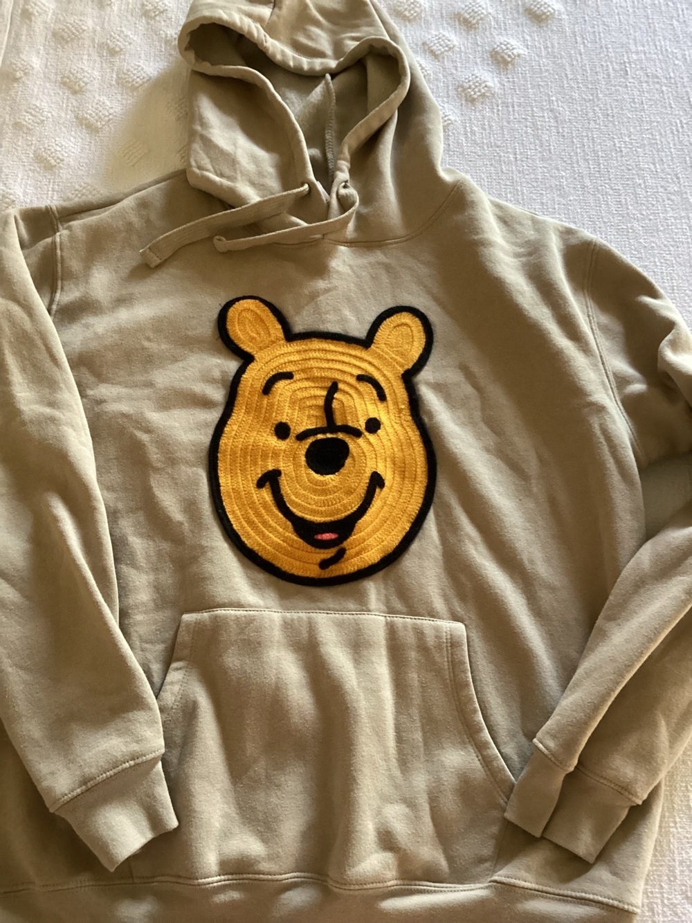 Disney Hoodie Winnie the Pooh Pullover Sweatshirt Crochet Patch Face Size L
@10